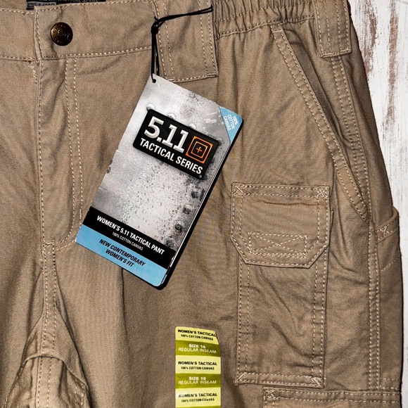 Women's 5.11 Tactical Series sz 16 NWT sz 16 Regular Khaki‎ - Picture 5 of 10